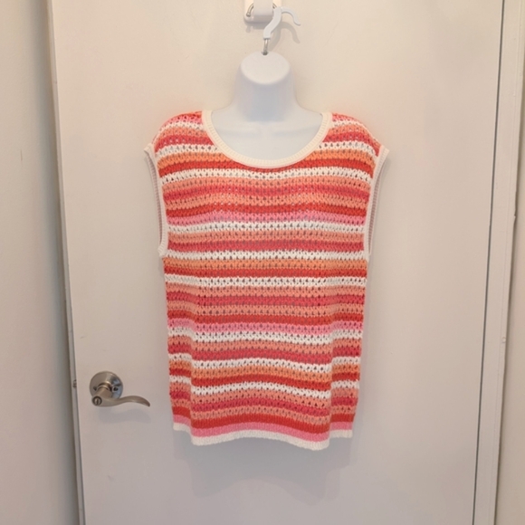 Talbots Multicolor Knit Top - Picture 2 of 8